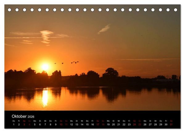 Produktbild: Niederrheinischer Himmel (Tischkalender 2026 DIN A5 quer), CALVENDO Monatskalender
