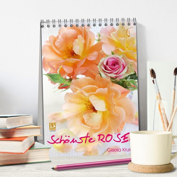 Produktbild: Sch&ouml;nste Rosen (Tischkalender 2026 DIN A5 hoch), CALVENDO Monatskalender