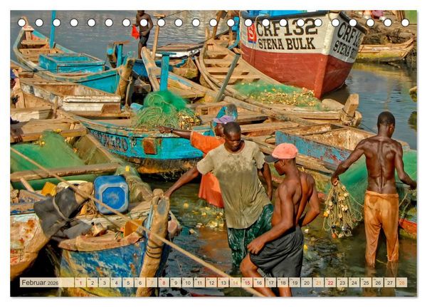 Produktbild: Reise durch Afrika - Ghana (Tischkalender 2026 DIN A5 quer), CALVENDO Monatskalender