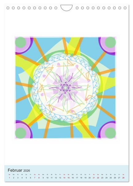 Produktbild: Transluzent-Mandalas (Wandkalender 2026 DIN A4 hoch), CALVENDO Monatskalender