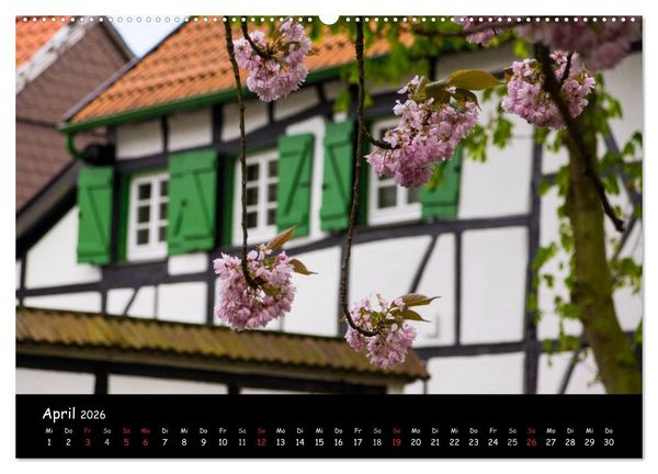 Produktbild: Altes Dorf Westerholt (hochwertiger Premium Wandkalender 2026 DIN A2 quer), Kunstdruck in Hochglanz