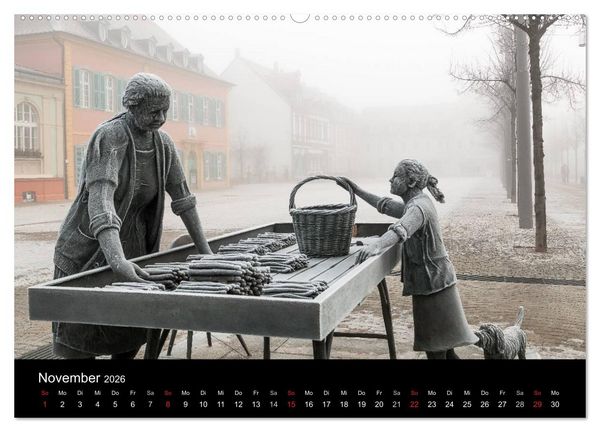 Produktbild: Schwetzingen - Ein Spaziergang durch die Perle der Kurpfalz (hochwertiger Premium Wandkalender 2026 DIN A2 quer), Kunstdruck in Hochglanz