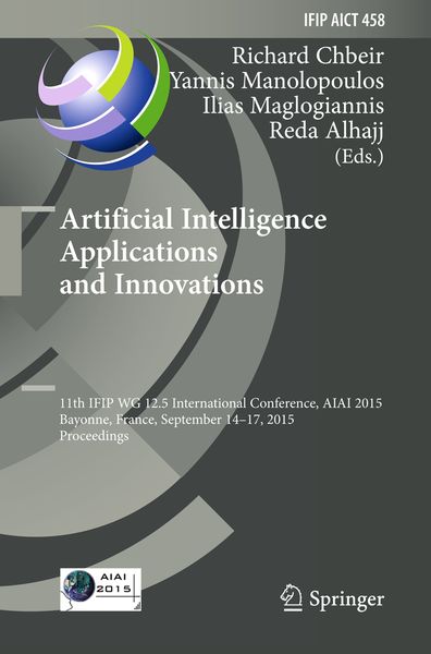 Produktbild: Artificial Intelligence Applications and Innovations