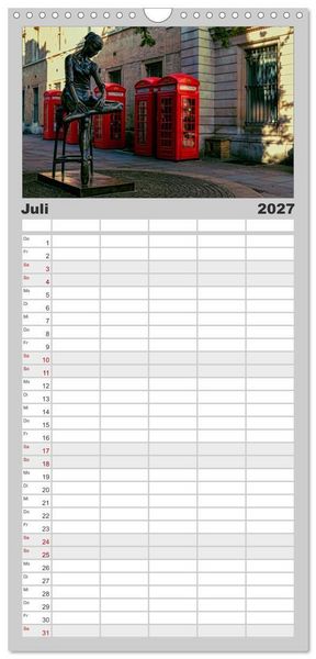Produktbild: Familienplaner 2027 - Weltmetropole London mit 5 Spalten (Wandkalender, 21 x 45 cm) CALVENDO