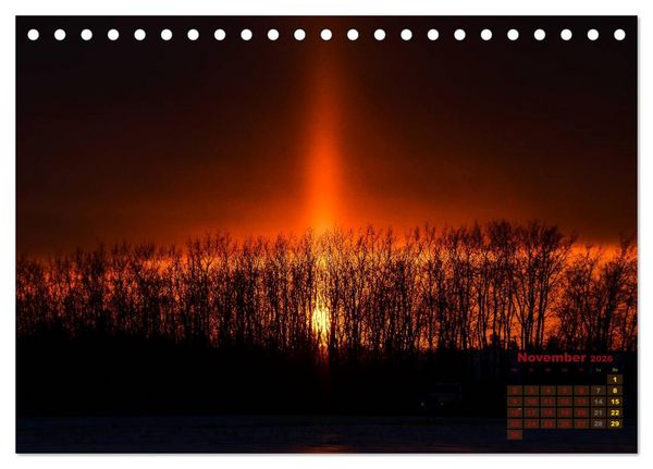 Produktbild: Manitoba 2026 Wenn die Sonne schlafen geht (Tischkalender 2026 DIN A5 quer), CALVENDO Monatskalender
