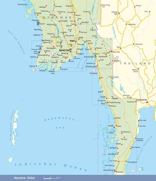 Produktbild: TRESCHER Reiseführer Myanmar