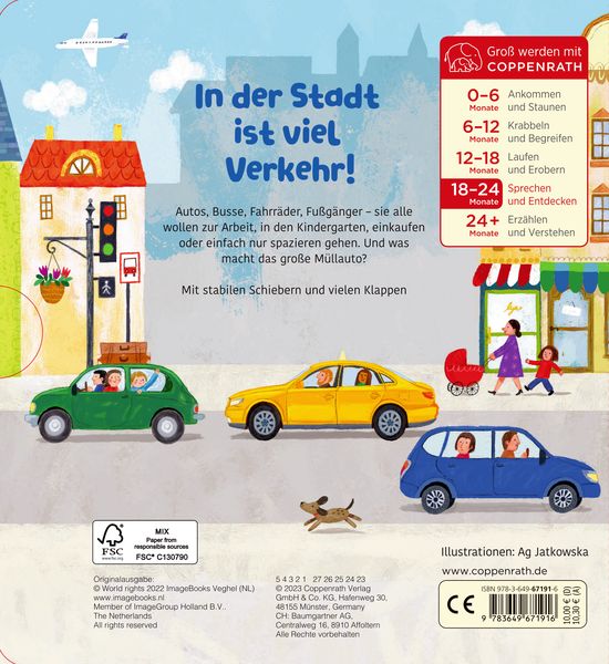 Produktbild: Klapp mal! Schieb mal!: In der Stadt
