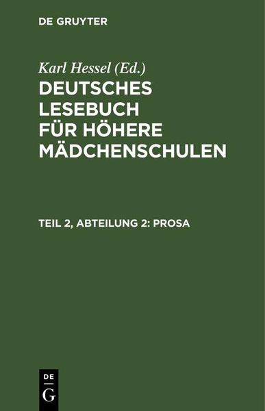 Produktbild: Prosa