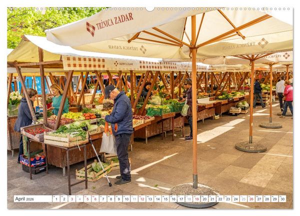 Produktbild: Kroatien - Zadar (hochwertiger Premium Wandkalender 2026 DIN A2 quer), Kunstdruck in Hochglanz