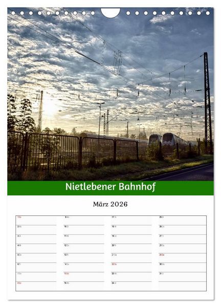 Produktbild: Natursch&ouml;nheiten aus Halle (Saale) (Wandkalender 2026 DIN A4 hoch), CALVENDO Monatskalender