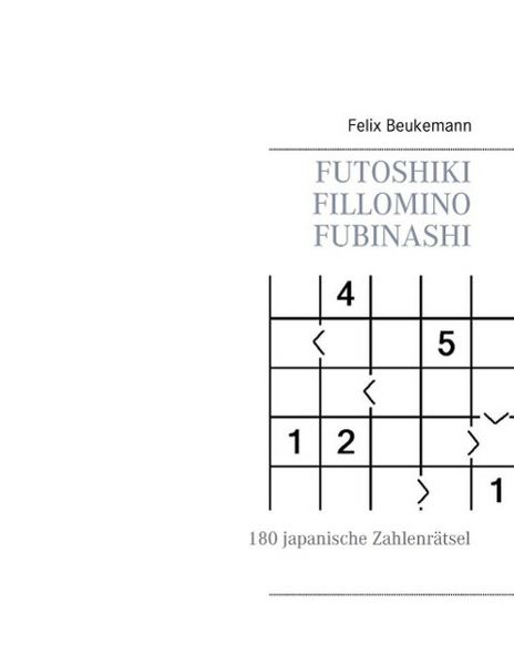 Produktbild: Futoshiki Fillomino Fubinashi