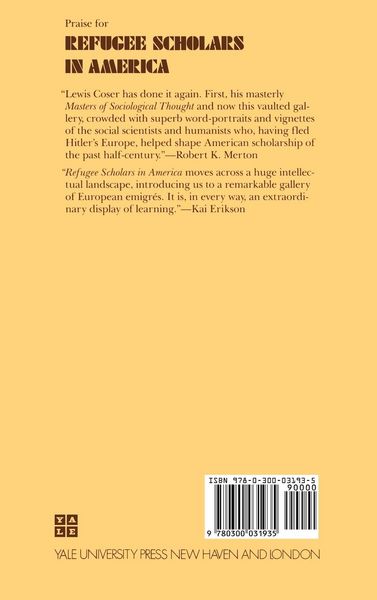 Produktbild: Refugee Scholars in America