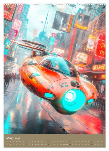 Produktbild: Science-Fiction Zukunftsvisionen (hochwertiger Premium Wandkalender 2026 DIN A2 hoch), Kunstdruck in Hochglanz