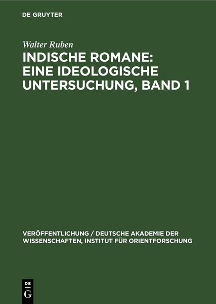 Produktbild: Einige Romane Bankim Chatterjees und Rabindranath Tagores