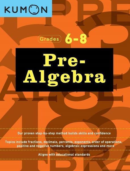 Produktbild: Kumon Grades 6-8 Pre-Algebra