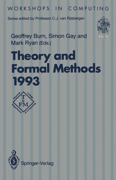 Produktbild: Theory and Formal Methods 1993