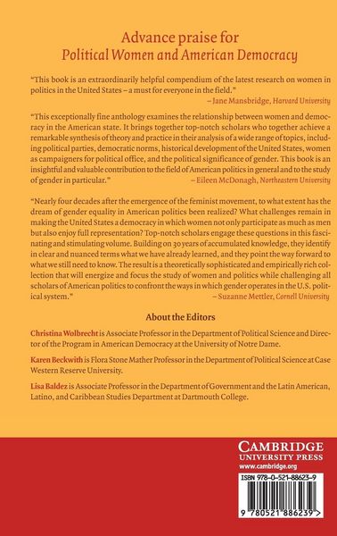 Produktbild: Political Women and American Democracy