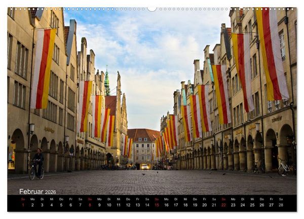 Produktbild: M&uuml;nster - Geschichten aus verschiedenen Jahrhunderten (hochwertiger Premium Wandkalender 2026 DIN A2 quer), Kunstdruck in Hochglanz