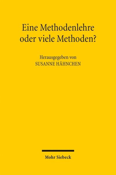 Produktbild: Eine Methodenlehre oder viele Methoden?
