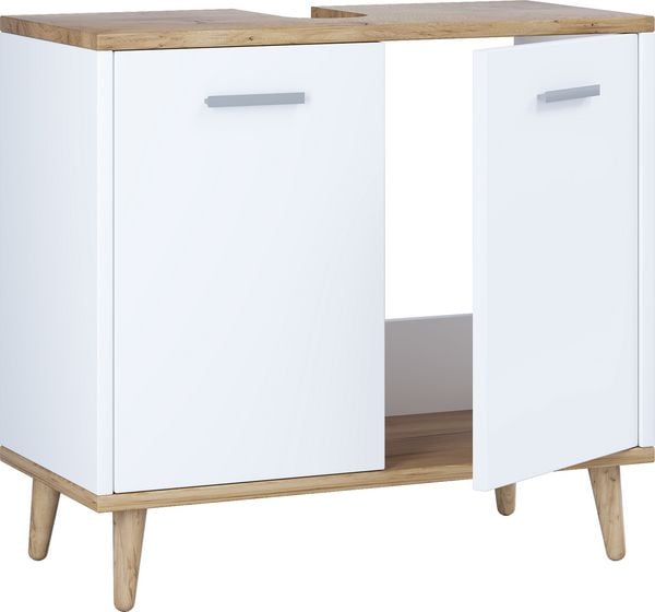 Produktbild: Holz Badm&ouml;bel Badunterschrank Waschbecken Landos