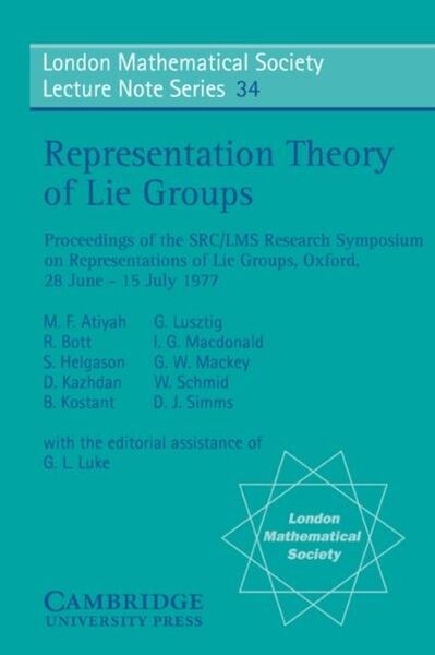 Produktbild: Representation Theory of Lie Groups