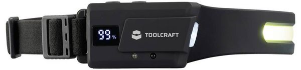 Produktbild: TOOLCRAFT COB LED Stirnlampe Li-Ionen Akkus 320lm 8h TO-10211664