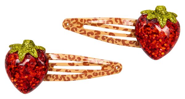 Produktbild: Haarclips Erdbeere - beautiful Stars, sort.