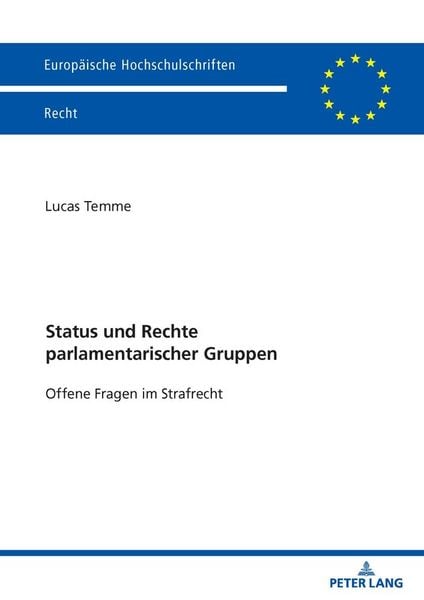 Produktbild: Status und Rechte parlamentarischer Gruppen