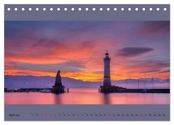 Produktbild: Bodensee Weitblicke (Tischkalender 2026 DIN A5 quer), CALVENDO Monatskalender
