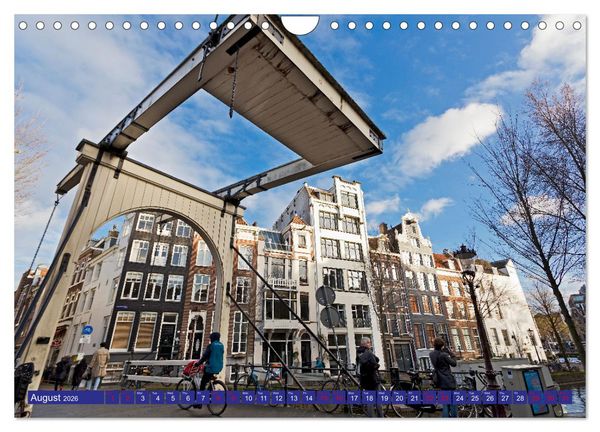Produktbild: AWESOME AMSTERDAM (Wall Calendar 2026 DIN A4 landscape), CALVENDO 12 Month Wall Calendar