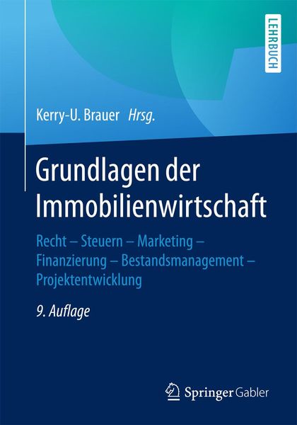Produktbild: Grundlagen der Immobilienwirtschaft