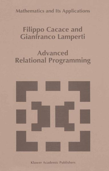 Produktbild: Advanced Relational Programming