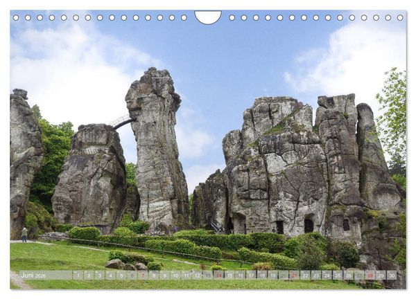 Produktbild: Teutoburger Wald - Natur und Kultur (Wandkalender 2026 DIN A4 quer), CALVENDO Monatskalender