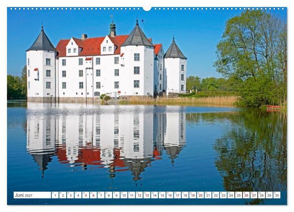 Produktbild: Burgen und Schl&ouml;sser - Zeugnisse vergangener Zeiten (hochwertiger Premium Wandkalender 2027 DIN A2 quer), Kunstdruck in Hochglanz