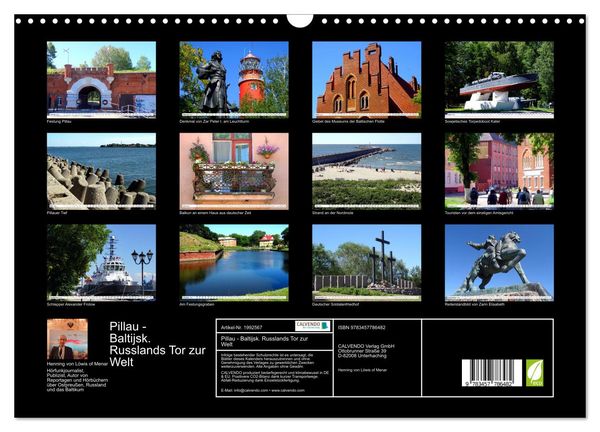 Produktbild: Pillau - Baltijsk. Russlands Tor zur Welt (Wandkalender 2026 DIN A3 quer), CALVENDO Monatskalender