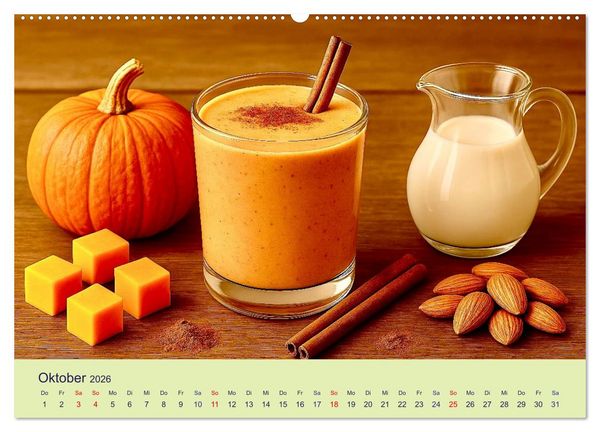 Produktbild: Gesunde Smoothies (Wandkalender 2026 DIN A2 quer), CALVENDO Monatskalender