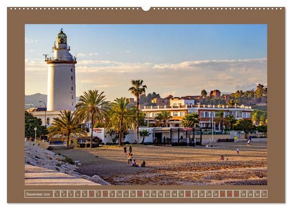 Produktbild: Ein Herz f&uuml;r M&aacute;laga (hochwertiger Premium Wandkalender 2026 DIN A2 quer), Kunstdruck in Hochglanz