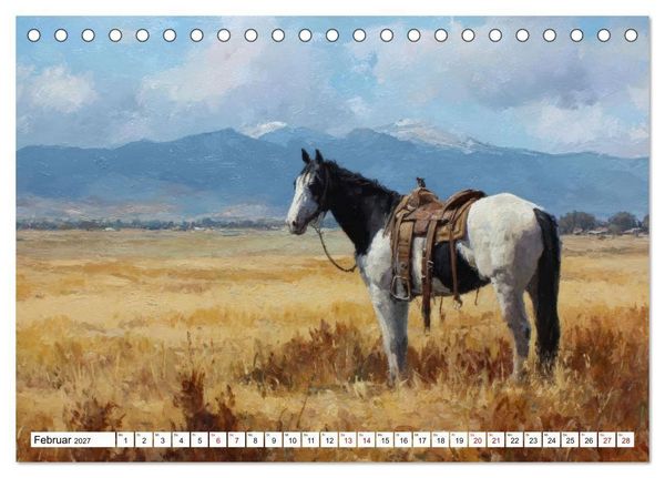 Produktbild: Western Horizonte (Tischkalender 2027 DIN A5 quer), CALVENDO Monatskalender