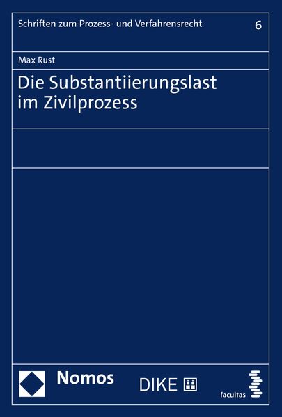 Produktbild: Die Substantiierungslast im Zivilprozess