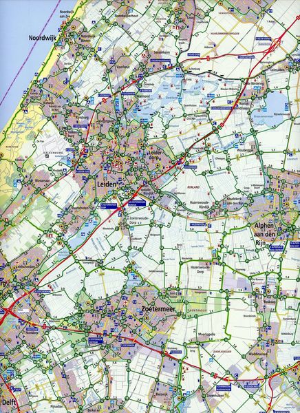 Produktbild: Zuid-Hollandse kust (Rotterdam / Den Haag/ Leiden) 1:100 000