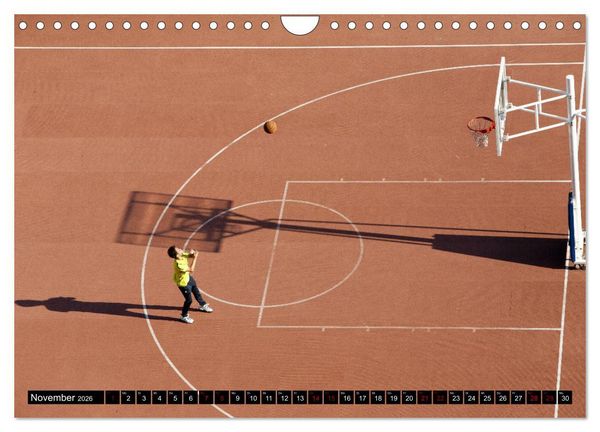 Produktbild: Trendsport Basketball (Wandkalender 2026 DIN A4 quer), CALVENDO Monatskalender