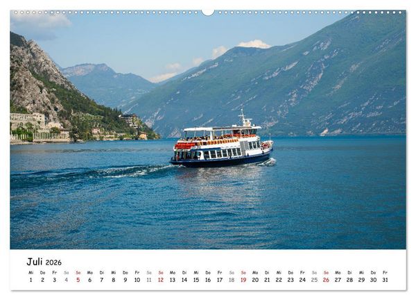 Produktbild: Limone sul Garda - Die Heimat der Zitrone am Gardasee (hochwertiger Premium Wandkalender 2026 DIN A2 quer), Kunstdruck in Hochglanz