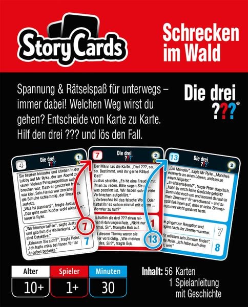 Produktbild: KOSMOS - Die Drei ??? StoryCards: Schrecken im Wald