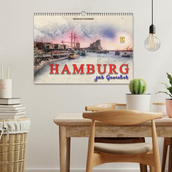 Produktbild: Hamburg f&uuml;r Genie&szlig;er (Wandkalender 2026 DIN A3 quer), CALVENDO Monatskalender