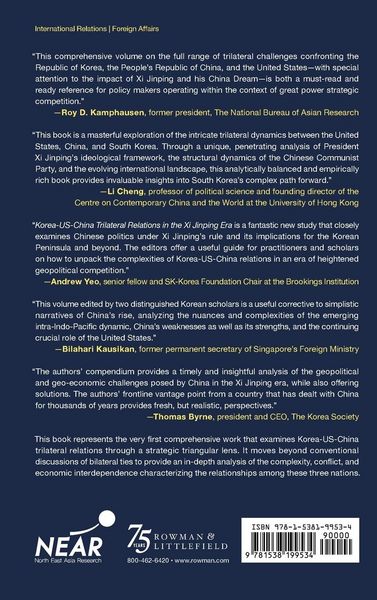 Produktbild: Korea-US-China Trilateral Relations in the Xi Jinping Era