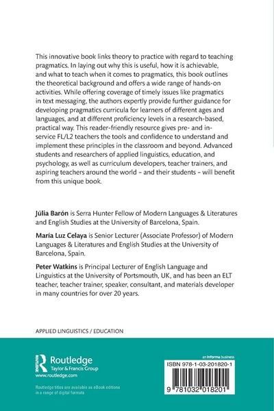 Produktbild: Pragmatics in Language Teaching