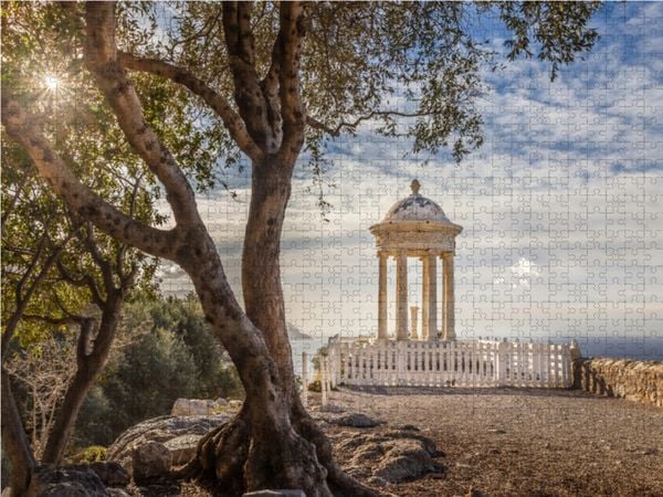 Produktbild: CALVENDO Puzzle Garten von Son Marroig auf Mallorca 1000 Teile Lege-Gr&ouml;&szlig;e 64 x 48 cm Foto-Puzzle Bild von Christian M&uuml;ringer