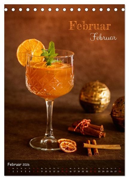 Produktbild: Mix it up - Cocktails (Tischkalender 2026 DIN A5 hoch), CALVENDO Monatskalender