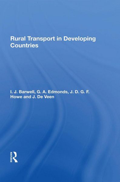 Produktbild: Rural Transport In Developing Countries