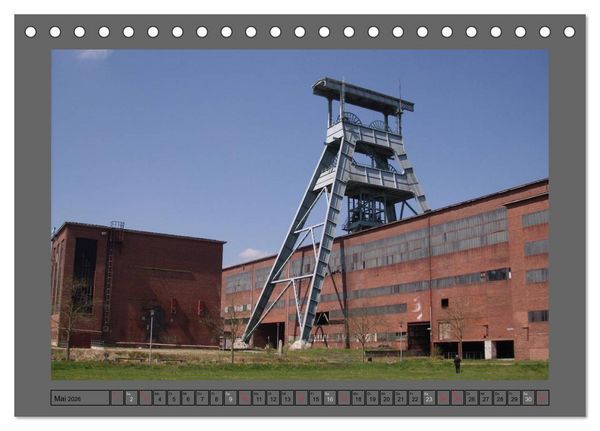 Produktbild: Zeche Ewald in Herten (Tischkalender 2026 DIN A5 quer), CALVENDO Monatskalender